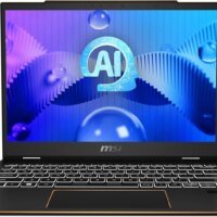 Ноутбук MSI Summit E13 AI Evo A1MTG-001US Core Ultra 7 155H 16Gb SSD1Tb Intel Arc 13.3" IPS Touch FHD+ (1920x1200) Windows 11 Home Multi Language black WiFi BT Cam (9S7-13P411-001)