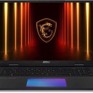 Ноутбук MSI Titan 18 HX AI A2XWJG-206RU Core Ultra 9 285HX 64Gb SSD4Tb NVIDIA GeForce RTX5090 24Gb 18" IPS UHD+ (3840x2400) Windows 11 Home black WiFi BT Cam (9S7-182421-206)