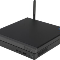 Неттоп Lenovo ThinkCentre Neo 50q Gen 4 i3 1215U (1.2) 8Gb SSD256Gb UHDG без ОС GbitEth WiFi BT 65W kb мышь клавиатура черный (12LN003KUM)