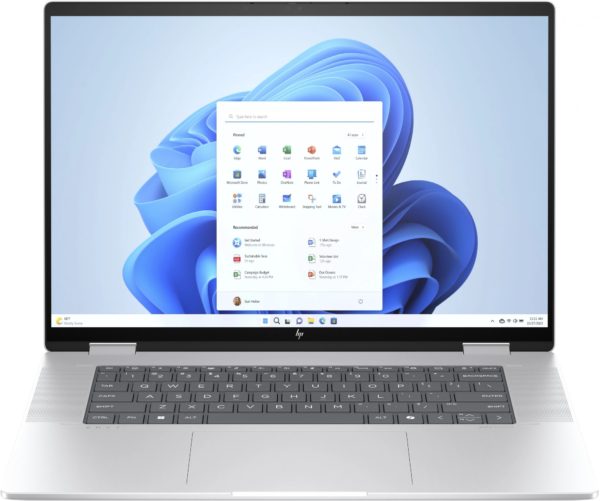 Ноутбук HP Envy x360 16-ad0006ci Ryzen 5 8640HS 16Gb SSD512Gb AMD Radeon 760M 16" IPS Touch WUXGA (1920x1200) Windows 11 Home silver WiFi BT Cam (B4LY7EA)