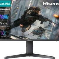 Монитор Hisense 27" 27G6K-PRO черный IPS LED 1ms 16:9 HDMI матовая 1000:1 320cd 89гр/89гр 2560x1440 240Hz FreeSync Premium DP 2K 5.5кг