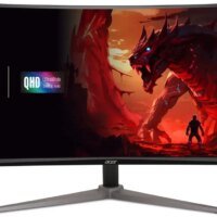 Монитор Acer 34" ED340CUS3bmiipx черный VA LED 1ms 21:9 HDMI M/M матовая 250cd 178гр/178гр 3440x1440 180Hz FreeSync Premium DP WQ HD 2K (1440p) 5.60кг
