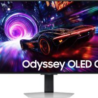 Монитор Samsung 32" Odyssey OLED G8 LS32FG812SIXCI серебристый OLED LED 16:9 HDMI матовая HAS Piv 260cd 178гр/178гр 3840x2160 240Hz DP 4K USB 8.4кг