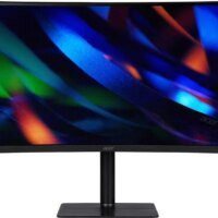 Монитор Acer 34" CZ342CURHbmiphuzx черный VA LED 21:9 HDMI M/M матовая HAS Piv 300cd 178гр/178гр 3440x1440 100Hz FreeSync DP 2K USB 7.97кг