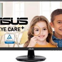Монитор Asus 27" VA27DQF черный IPS LED 16:9 HDMI M/M матовая 250cd 178гр/178гр 1920x1080 100Hz DP FHD 4.6кг