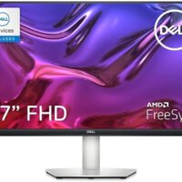 Монитор Dell 27" S2723HC серебристый/черный IPS LED 16:9 HDMI M/M матовая HAS Piv 300cd 178гр/178гр 1920x1080 75Hz FreeSync FHD USB