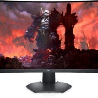 Монитор Dell 31.5" S3222DGM черный VA LED 1ms 16:9 HDMI матовая HAS 350cd 178гр/178гр 2560x1440 165Hz DP 2K 10.16кг