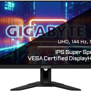 Монитор Gigabyte 28" M28U черный IPS LED 16:9 HDMI M/M матовая HAS 300cd 178гр/178гр 3840x2160 144Hz FreeSync DP 4K USB 6.93кг