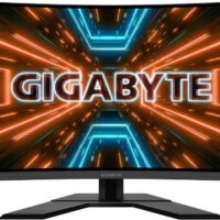 Монитор Gigabyte 31.5" G32QC A черный VA LED 1ms 16:9 HDMI HAS 350cd 178гр/178гр 2560x1440 165Hz DP 2K USB 7.8кг
