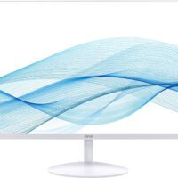 Монитор Hiper 23.8" EasyView SW2401 белый IPS LED 5ms 16:9 HDMI M/M матовая 250cd 178гр/178гр 1920x1080 75Hz FreeSync VGA DP FHD 3.5кг