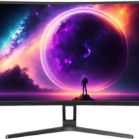 Монитор Hiper 27" Gaming SB2704 черный VA LED 5ms 16:9 HDMI M/M матовая 4000:1 300cd 178гр/178гр 2560x1440 165Hz FreeSync DP 2K 4.67кг