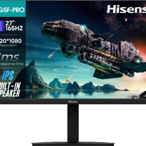 Монитор Hisense 27" 27G5F-PRO черный IPS LED 1ms 16:9 HDMI M/M 250cd 178гр/178гр 1920x1080 165Hz FreeSync Premium DP FHD 7.5кг