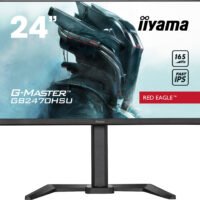 Монитор Iiyama 23.8" G-Master GB2470HSU-B5 черный IPS LED 0.8ms 16:9 HDMI M/M матовая HAS 250cd 178гр/178гр 1920x1080 165Hz FreeSync Premium DP FHD USB 4.5кг