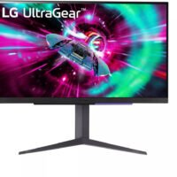 Монитор LG 27" UltraGear 27GR93U-B черный IPS LED 16:9 HDMI матовая HAS 320cd 178гр/178гр 3840x2160 144Hz G-Sync FreeSync Premium DP UHD USB 6.4кг
