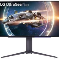 Монитор LG 27" UltraGear 27GR95QE-B черный OLED LED 16:9 HDMI матовая HAS Piv 200cd 178гр/178гр 2560x1440 240Hz G-Sync FreeSync Premium DP QHD USB 7.35кг