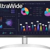 Монитор LG 29" UltraWide 29WQ600-W серебристый IPS LED 1ms 21:9 HDMI M/M матовая 250cd 178гр/178гр 2560x1080 100Hz DP UWHD USB 8.32кг