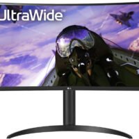 Монитор LG 34" UltraWide 34WP65C-B черный VA LED 21:9 HDMI M/M матовая HAS 300cd 178гр/178гр 3440x1440 160Hz FreeSync DP UW 7.7кг