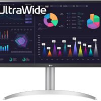 Монитор LG 34" UltraWide 34WQ650-W черный IPS LED 1ms 21:9 HDMI M/M матовая HAS 400cd 178гр/178гр 2560x1080 100Hz FreeSync DP 2K USB 7.9кг