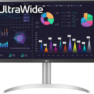 Монитор LG 34" UltraWide 34WQ650-W черный IPS LED 1ms 21:9 HDMI M/M матовая HAS 400cd 178гр/178гр 2560x1080 100Hz FreeSync DP 2K USB 7.9кг