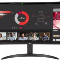 Монитор LG 34" UltraWide 34WR50QC-B черный VA LED 21:9 HDMI матовая 300cd 178гр/178гр 3440x1440 100Hz FreeSync DP WQ 5.9кг