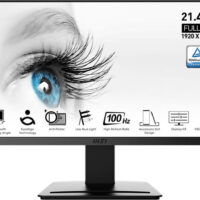 Монитор MSI 21.45" Pro MP223 черный VA LED 1ms 16:9 HDMI 250cd 178гр/178гр 1920x1080 100Hz VGA FHD 2.4кг