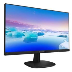 Монитор Philips 23.8" 243V7QJABF (00/01) черный IPS LED 16:9 HDMI M/M матовая 1000:1 250cd 178гр/178гр 1920x1080 75Hz VGA DP FHD 3.5кг