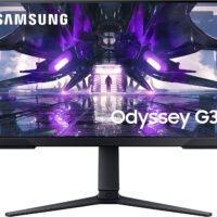 Монитор Samsung 24" Odyssey G3 S24AG320NI черный VA LED 1ms 16:9 HDMI полуматовая HAS Piv 3000:1 250cd 178гр/178гр 1920x1080 165Hz FreeSync Premium DP 4.5кг