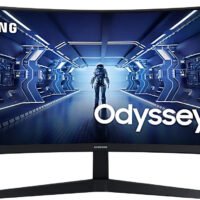 Монитор Samsung 34" Odyssey G5 C34G55TWWI черный VA LED 1ms 21:9 HDMI матовая 250cd 178гр/178гр 3440x1440 165Hz DP UW 5.6кг