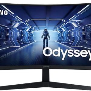 Монитор Samsung 34" Odyssey G5 C34G55TWWI черный VA LED 1ms 21:9 HDMI матовая 250cd 178гр/178гр 3440x1440 165Hz DP UW 5.6кг