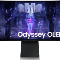 Монитор Samsung 34" Odyssey OLED G8 S34BG850SI серебристый OLED LED 21:9 M/M полуматовая HAS 250cd 178гр/178гр 3440x1440 175Hz FreeSync Premium Ultra WQHD USB 7.5кг