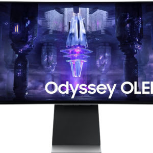 Монитор Samsung 34" Odyssey OLED G8 S34BG850SI серебристый OLED LED 21:9 M/M полуматовая HAS 250cd 178гр/178гр 3440x1440 175Hz FreeSync Premium Ultra WQHD USB 7.5кг