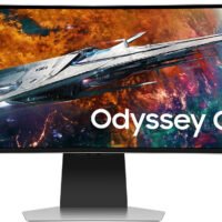Монитор Samsung 49" Odyssey OLED G9 S49CG954SI серебристый OLED LED 32:9 HDMI M/M матовая HAS 1000000:1 250cd 178гр/178гр 5120x1440 240Hz FreeSync Premium Pro DP 2K USB 12.9кг
