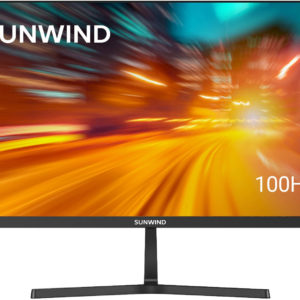 Монитор SunWind 27" SM-27FI221 черный IPS LED 16:9 HDMI M/M матовая 300cd 178гр/178гр 1920x1080 100Hz G-Sync VGA DP FHD 4.3кг