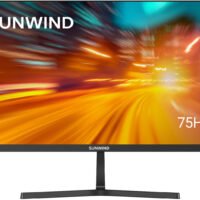 Монитор SunWind 27" SM-27QI201 черный IPS LED 16:9 HDMI M/M матовая 300cd 178гр/178гр 2560x1440 75Hz G-Sync DP 2K 4.3кг