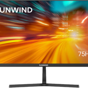 Монитор SunWind 27" SM-27QI201 черный IPS LED 16:9 HDMI M/M матовая 300cd 178гр/178гр 2560x1440 75Hz G-Sync DP 2K 4.3кг