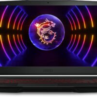 Ноутбук MSI GF63 Thin 12VE-1038XRU Core i5 12450H 16Gb SSD1Tb NVIDIA GeForce RTX4050 6Gb 15.6" IPS FHD (1920x1080) FreeDOS black WiFi BT Cam (9S7-16R821-1038)