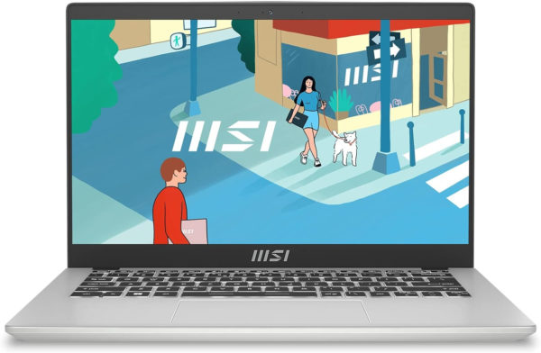 Ноутбук MSI Modern 14 C7M-239XRU Ryzen 5 7530U 8Gb SSD512Gb AMD Radeon Graphics 14" IPS FHD (1920x1080) FreeDOS black WiFi BT Cam (9S7-14JK12-239)