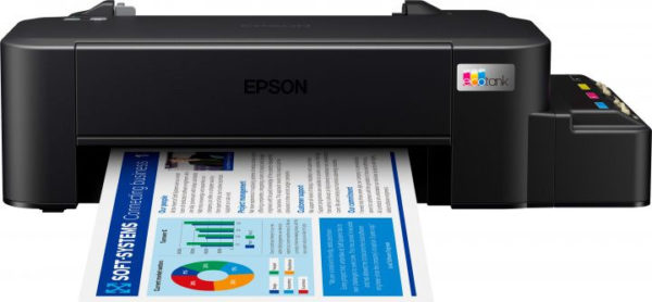 Принтер струйный Epson L121 (C11CD76414/413/505) A4 черный