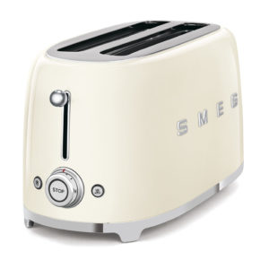 Тостер на 4 ломтика Smeg TSF02CREU, кремовый