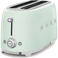 Тостер на 4 ломтика Smeg TSF02PGEU, зеленый