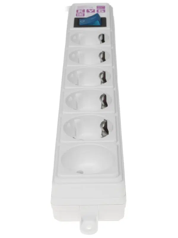Сетевой фильтр Powercube SPG(5+1)-16B-3M-WHITE 3м (6 розеток) белый (коробка) — изображение 2