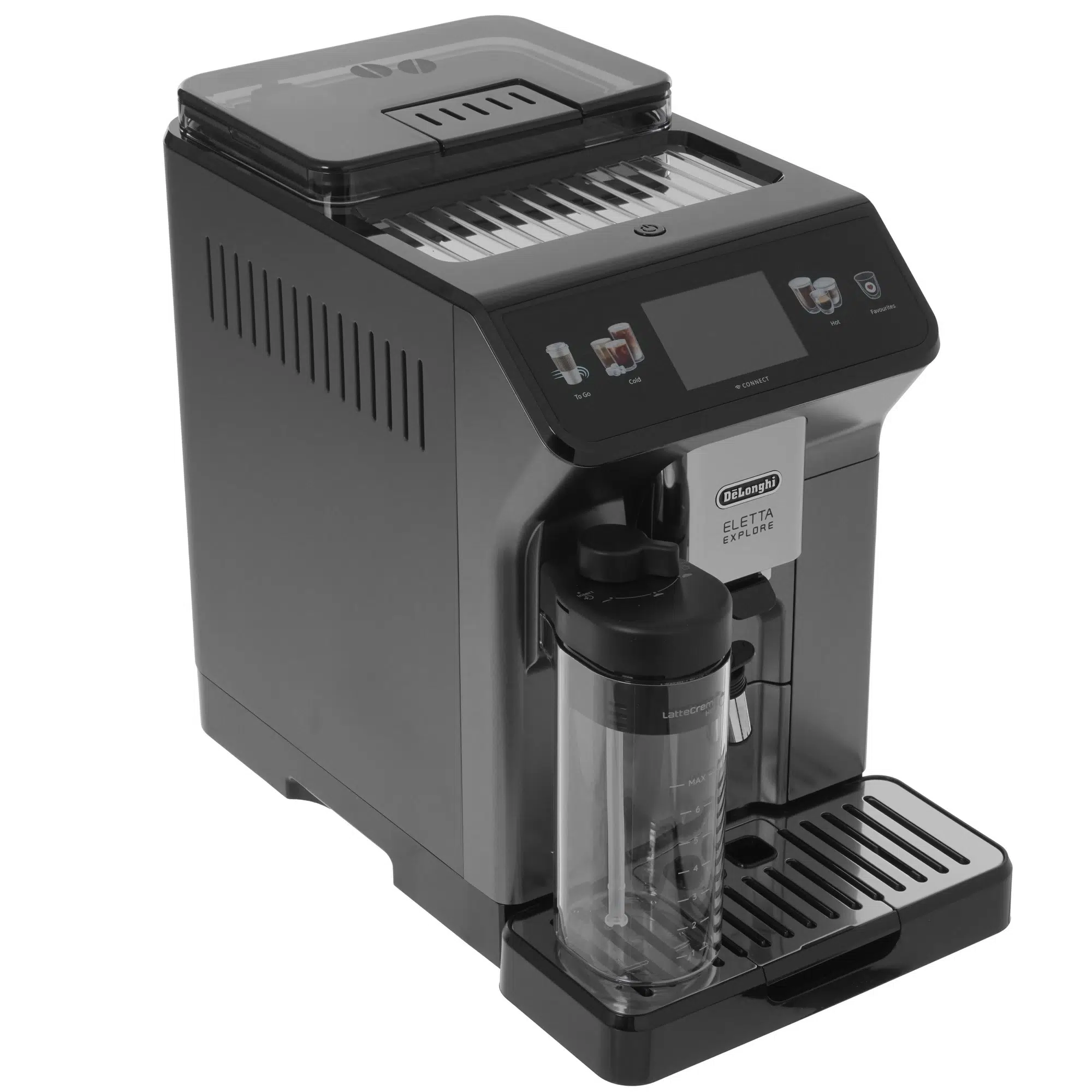 Кофемашина Delonghi ECAM450.86.T 1450Вт черный/серебристый — изображение 2