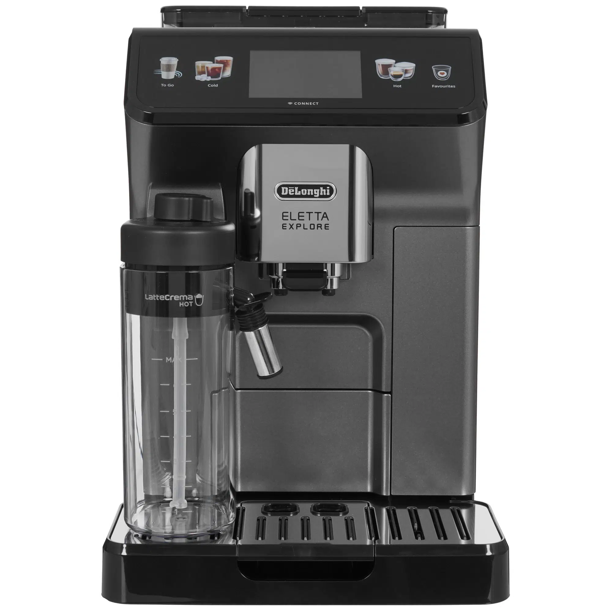 Кофемашина Delonghi ECAM450.86.T 1450Вт черный/серебристый — изображение 3