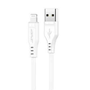 Кабель ACEFAST C3-02 USB-A to Lightning TPE charging data cable для подзарядки и передачи данных. Цвет: белый