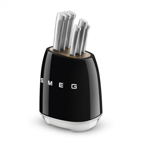 Комплект ножей Smeg KBSF02BL, чёрный