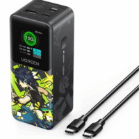Портативный аккумулятор Ugreen Nexode Genshin Impact 20000mAh Fast Charging Power Bank 130W - Black