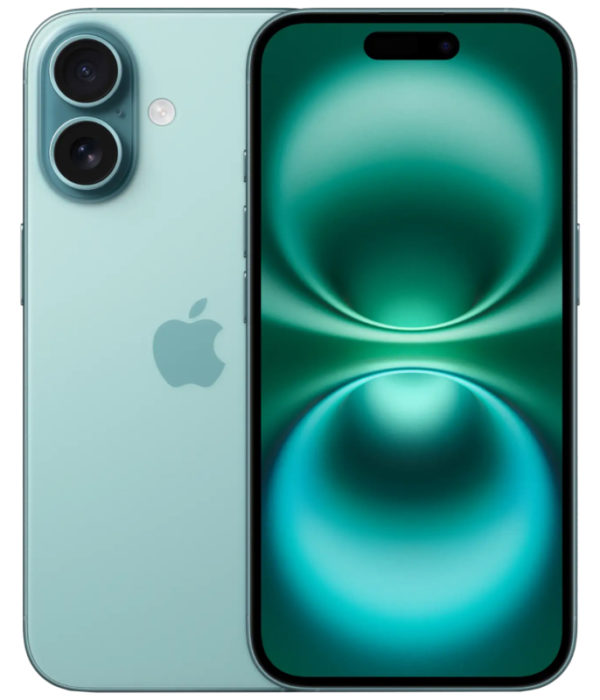 Смартфон Apple iPhone 16 128GB Teal SIM+eSIM
