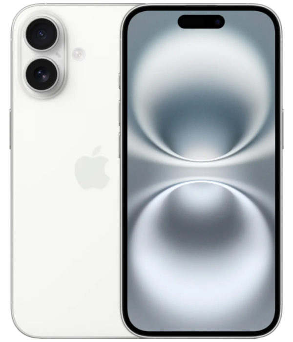 Смартфон Apple iPhone 16 128GB White SIM+eSIM