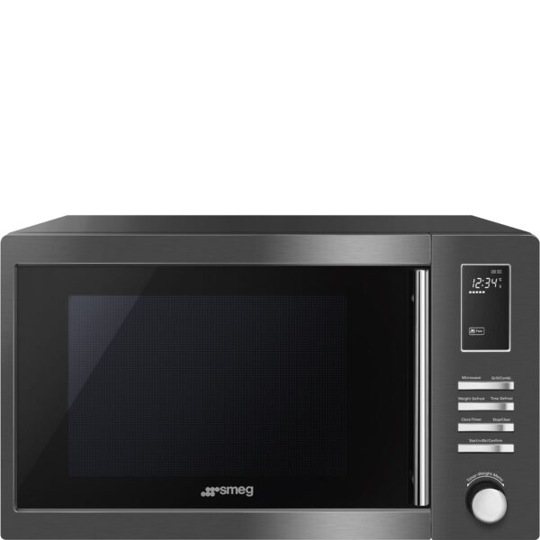 Отдельностоящая Микроволновая печь SMEG черная