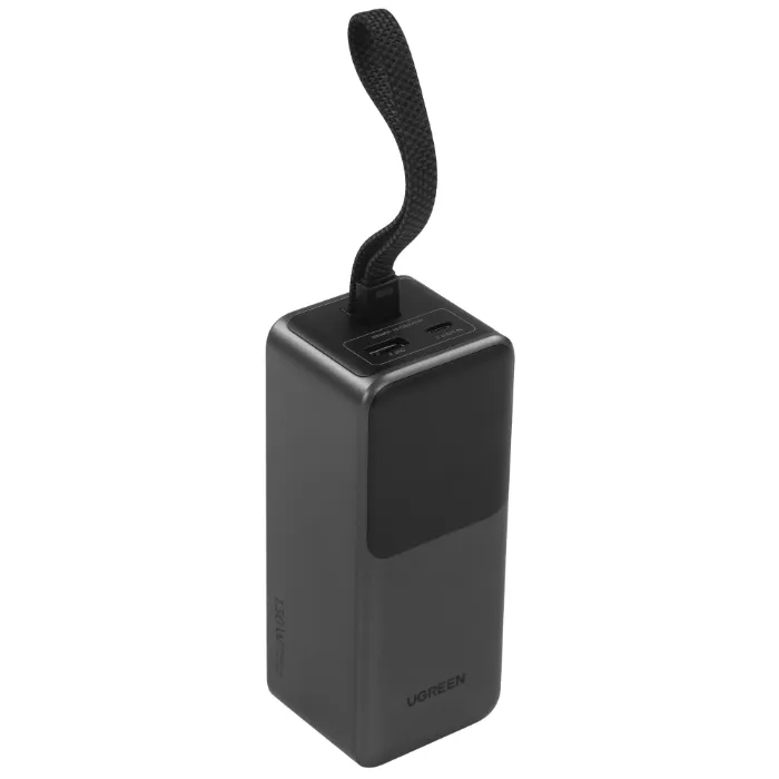 Внешний аккумулятор UGREEN PB723 (55365B) 130W Power Bank with Built-in Cable - Space Grey